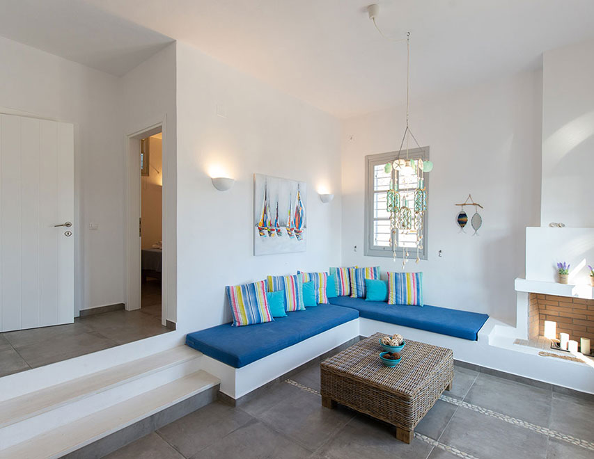 White House Sifnos - Καθιστικό