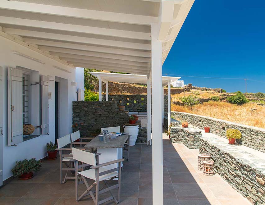 White House Sifnos - Αυλή